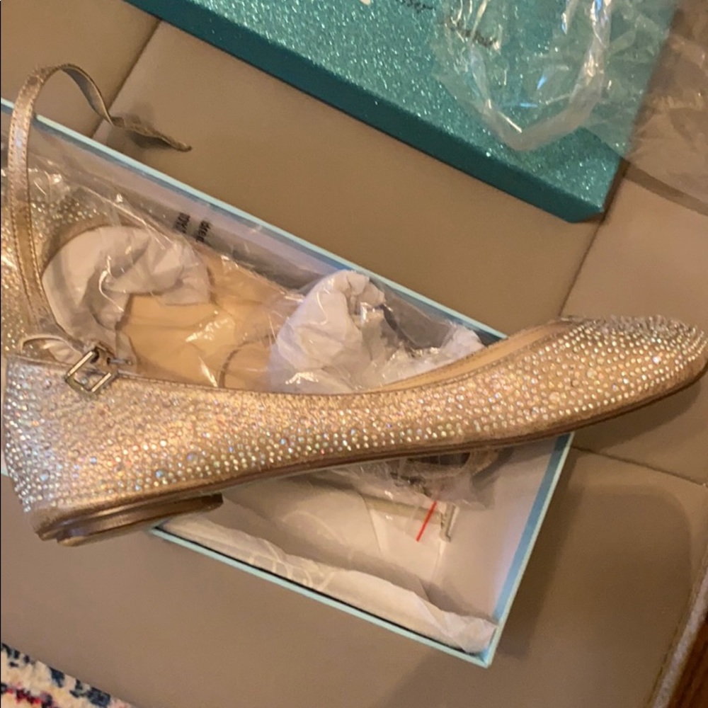 Betsey Johnson Jeweled flats